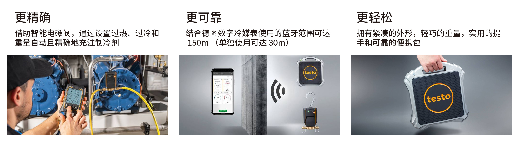 定量充注制冷剂